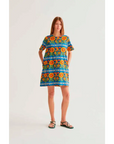COMPANIA FANTASTICA VESTIDO CORTO CON ESTAMPADO GARDEN