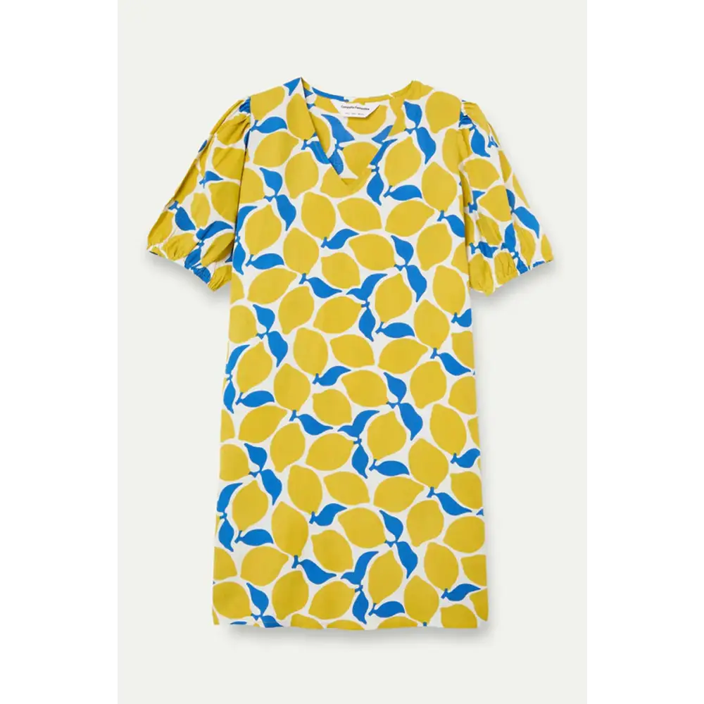 COMPANIA FANTASTICA VESTIDO CORTO CON ESTAMPADO LIMONCELLO