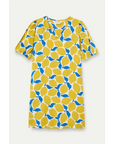 COMPANIA FANTASTICA VESTIDO CORTO CON ESTAMPADO LIMONCELLO
