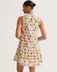 COMPANIA FANTASTICA VESTIDO CORTO CON ESTAMPADO TU
