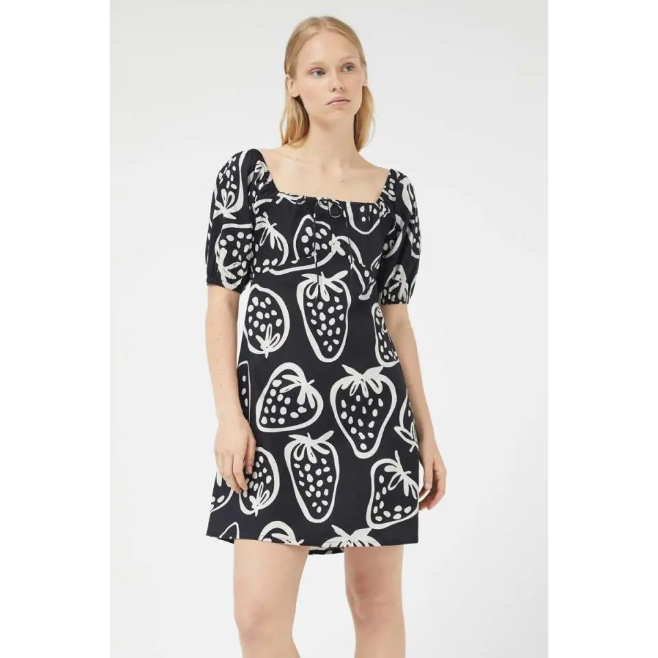 COMPANIA FANTASTICA VESTIDO CORTO DE FRESAS
