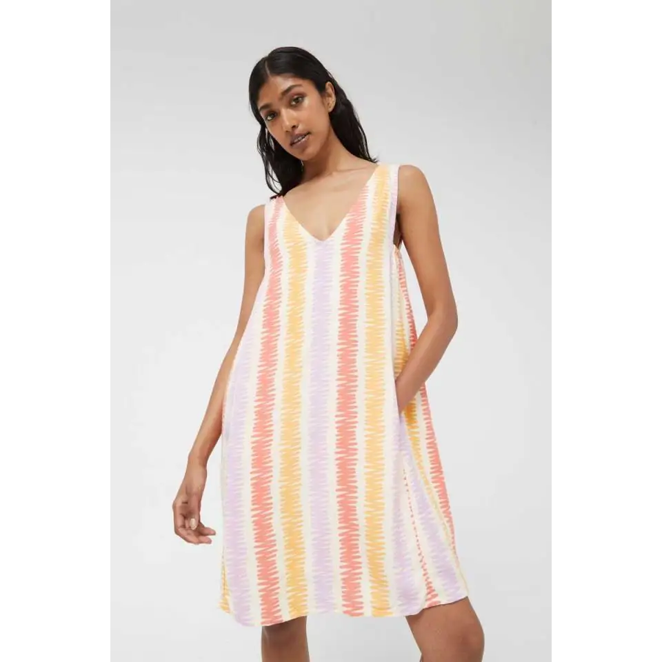 COMPAÑÍA FANTÁSTICA VESTIDO CORTO DE RAYAS