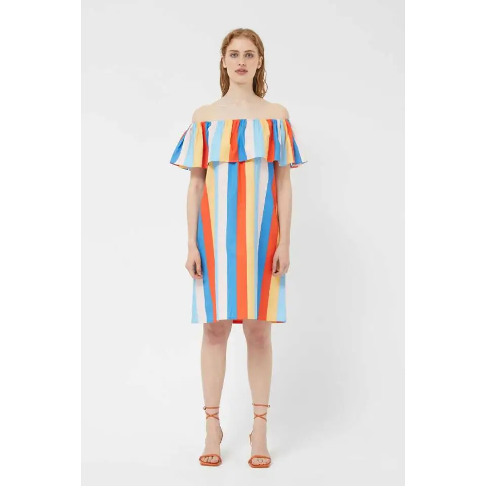 COMPANIA FANTASTICA VESTIDO CORTO DE RAYAS BEACH