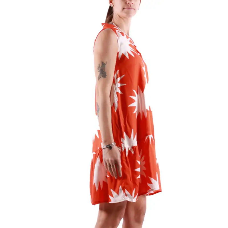 COMPAÑÍA FANTASTICA VESTIDO CORTO ESTAMPADO BIG