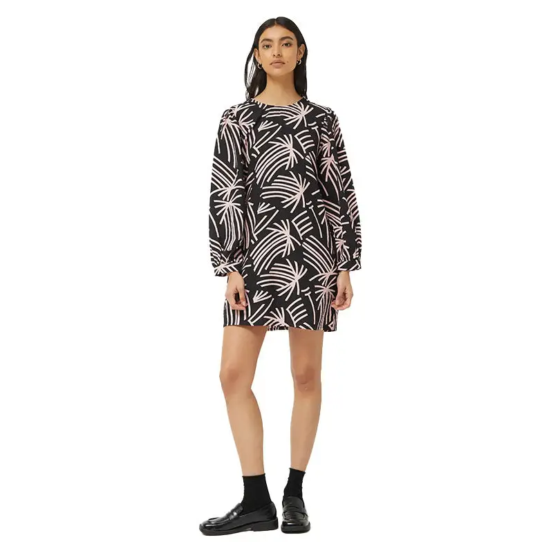 COMPANIA FANTASTICA VESTIDO CORTO ESTAMPADO FENIX