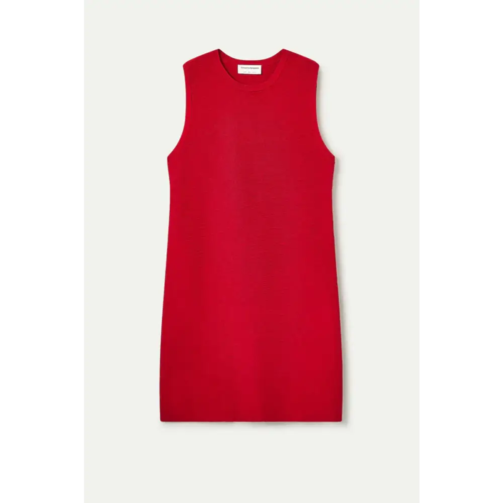 COMPAÑIA FANTASTICA VESTIDO CORTO PUNTO ROJO