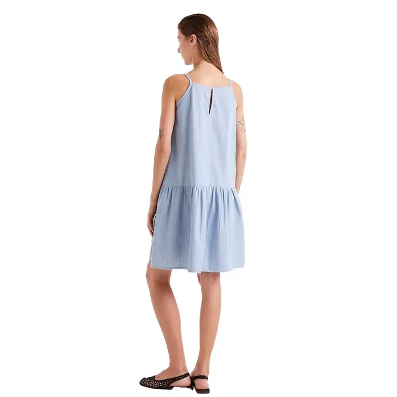 COMPAÑIA FANTASTICA VESTIDO CORTO TIRANTES DENIM
