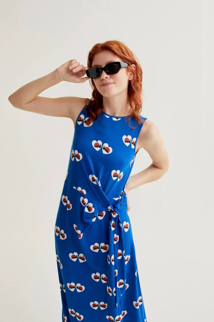 COMPANIA FANTASTICA VESTIDO LARGO CON ESTAMPADO CO