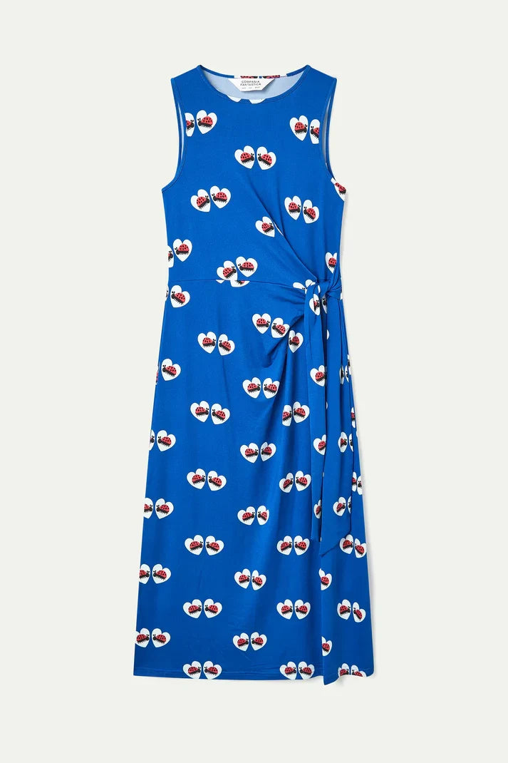 COMPANIA FANTASTICA VESTIDO LARGO CON ESTAMPADO CO
