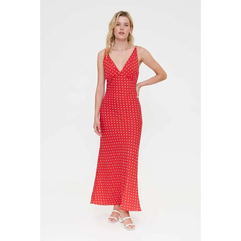 COMPAÑIA FANTASTICA VESTIDO LARGO CON ESTAMPADO MI