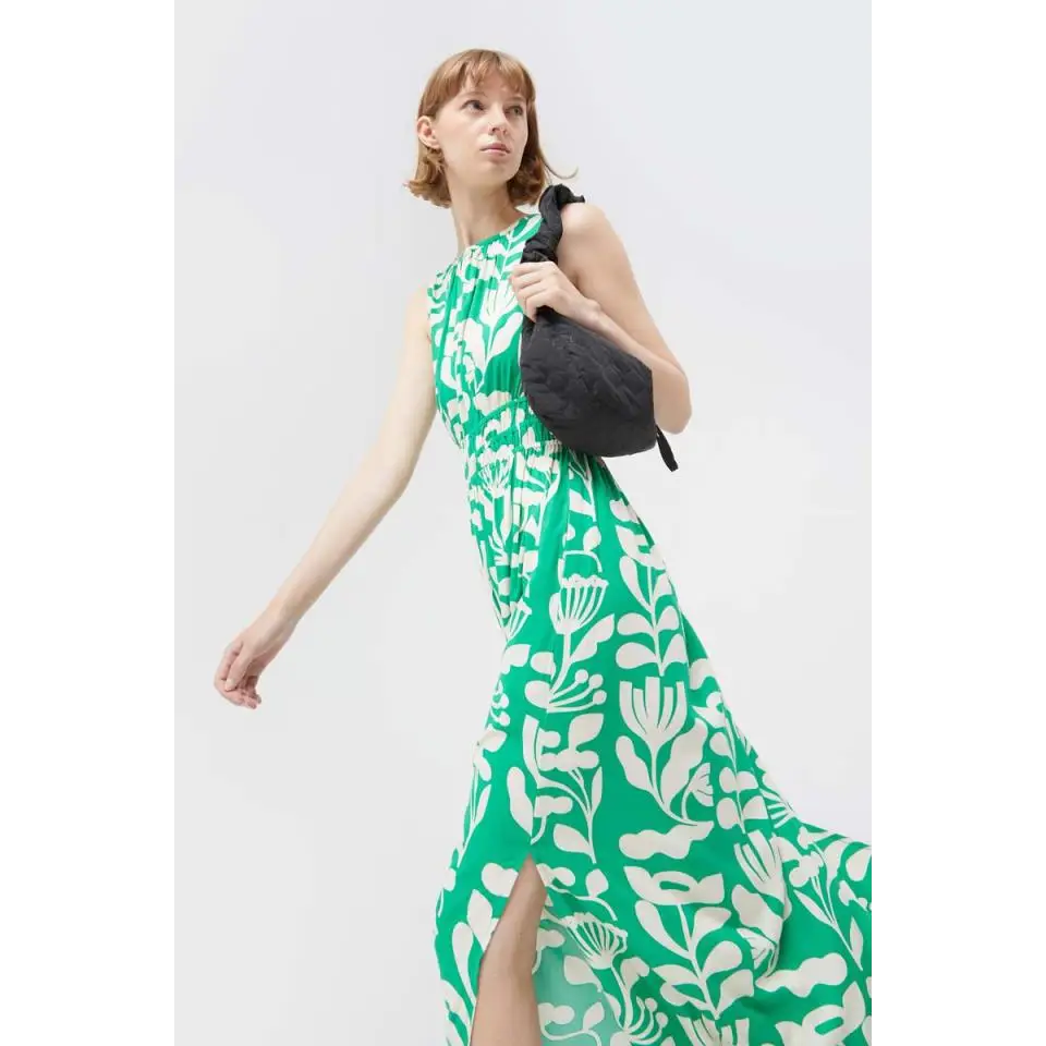 COMPAÑIA FANTASTICA VESTIDO LARGO DE TULIPANES