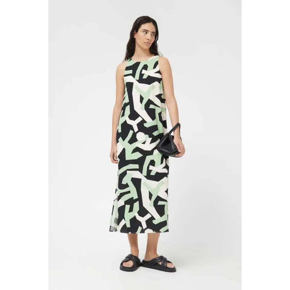 COMPAÑÍA FANTÁSTICA VESTIDO LARGO ESTAMPADO