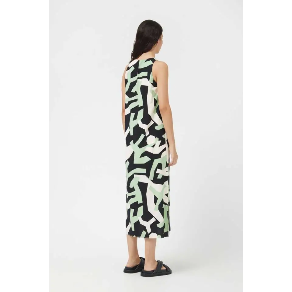 COMPAÑÍA FANTÁSTICA VESTIDO LARGO ESTAMPADO