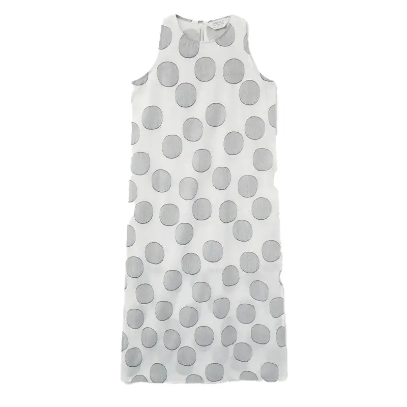 COMPANIA FANTASTICA VESTIDO LARGO ESTAMPADO CIRCLS