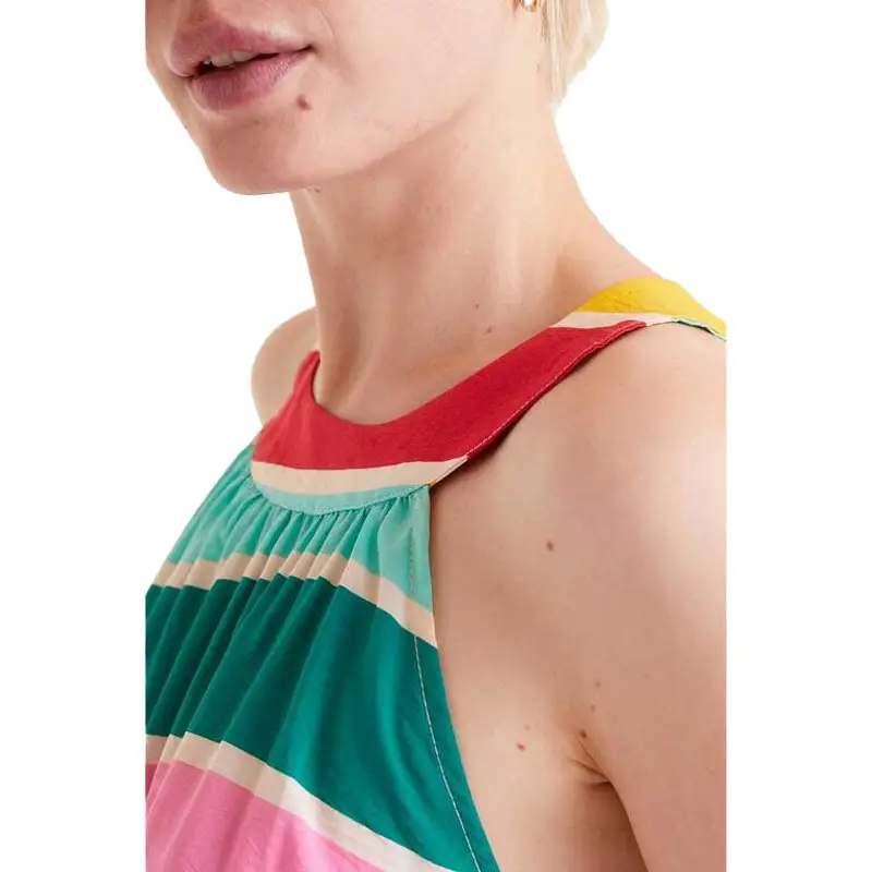 COMPAÑÍA FANTASTICA VESTIDO LARGO RAYAS COLOUR WAV