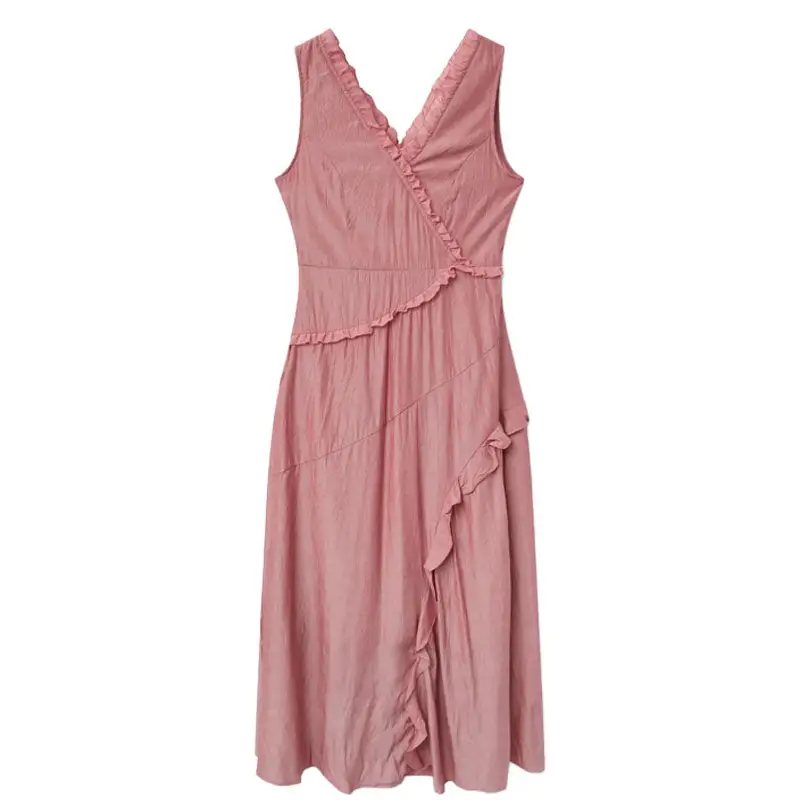 COMPANIA FANTASTICA VESTIDO LARGO VOLANTES LUNARES