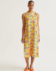COMPANIA FANTASTICA VESTIDO MIDI CON ESTAMPADO CIT