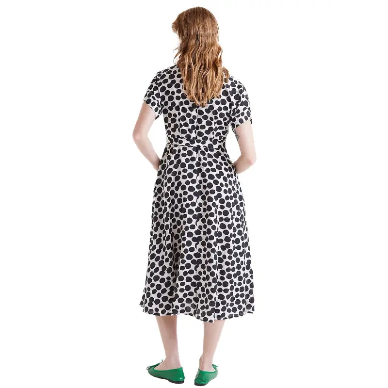 COMPAÑÍA FANTASTICA VESTIDO MIDI CON ESTAMPADO T