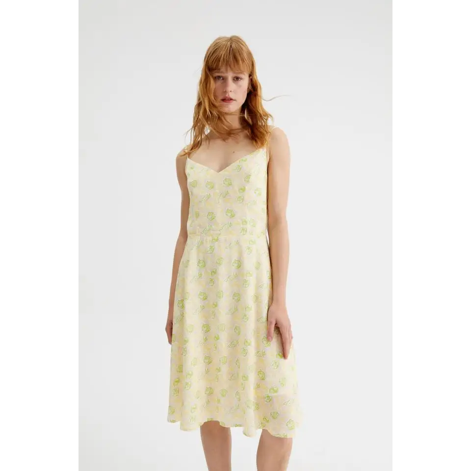 COMPAÑÍA FANTÁSTICA VESTIDO MIDI DE CONCHAS