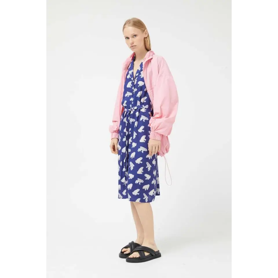 COMPAÑIA FANTASTICA VESTIDO MIDI DE RANAS