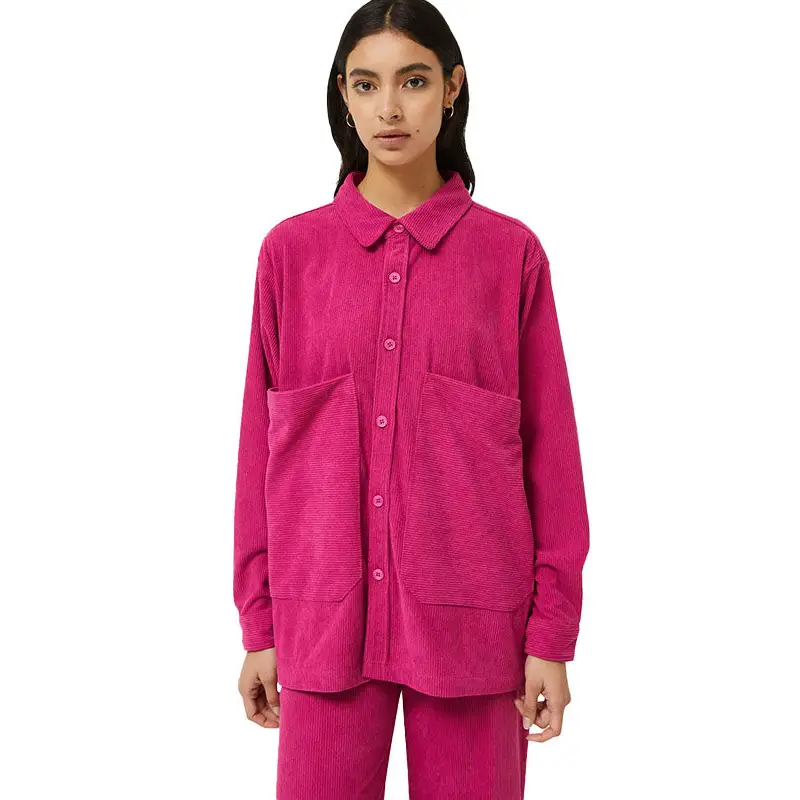 COMPANIA FANTASTICACHAQUETA CAMISERA FUCSIA