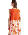 COMPAÑÍA FANTASTICATOP CROCHET LAZADA NARANJA