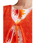 COMPAÑÍA FANTASTICATOP CROCHET LAZADA NARANJA