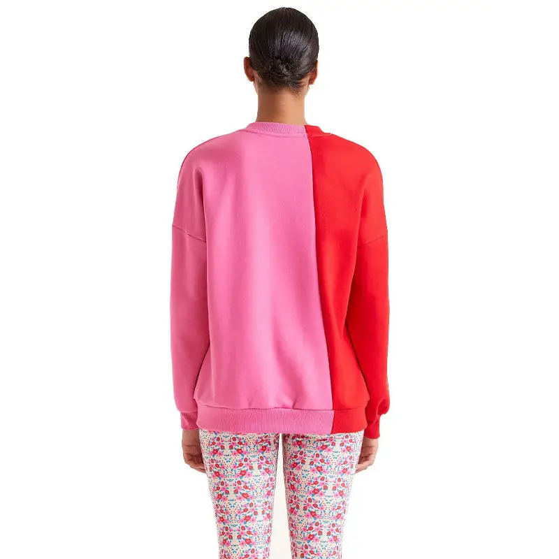 COMPAÑÍA SUDADERA BICOLOR ROSA