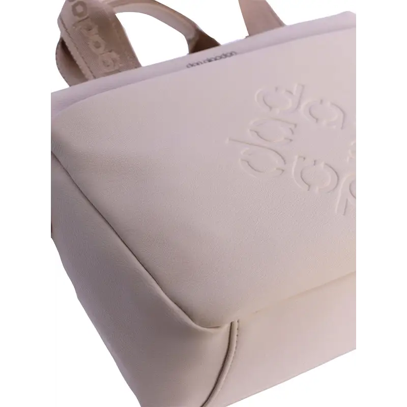 DON ALGODÓN BOLSO ACOLCHADO BEIGE - TALLA ÚNICA