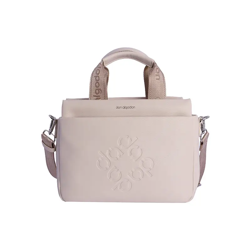 DON ALGODÓN BOLSO ACOLCHADO BEIGE - TALLA ÚNICA