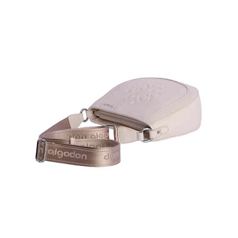 DON ALGODÓN BOLSO BANDOLERA ACOLCHADO BLANCO ROTO - TALLA ÚNICA