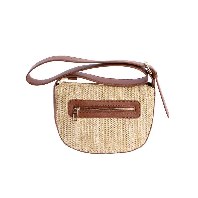 DON ALGODON BOLSO BANDOLERA RAFIA NATURAL - TALLA ÚNICA / SIN c