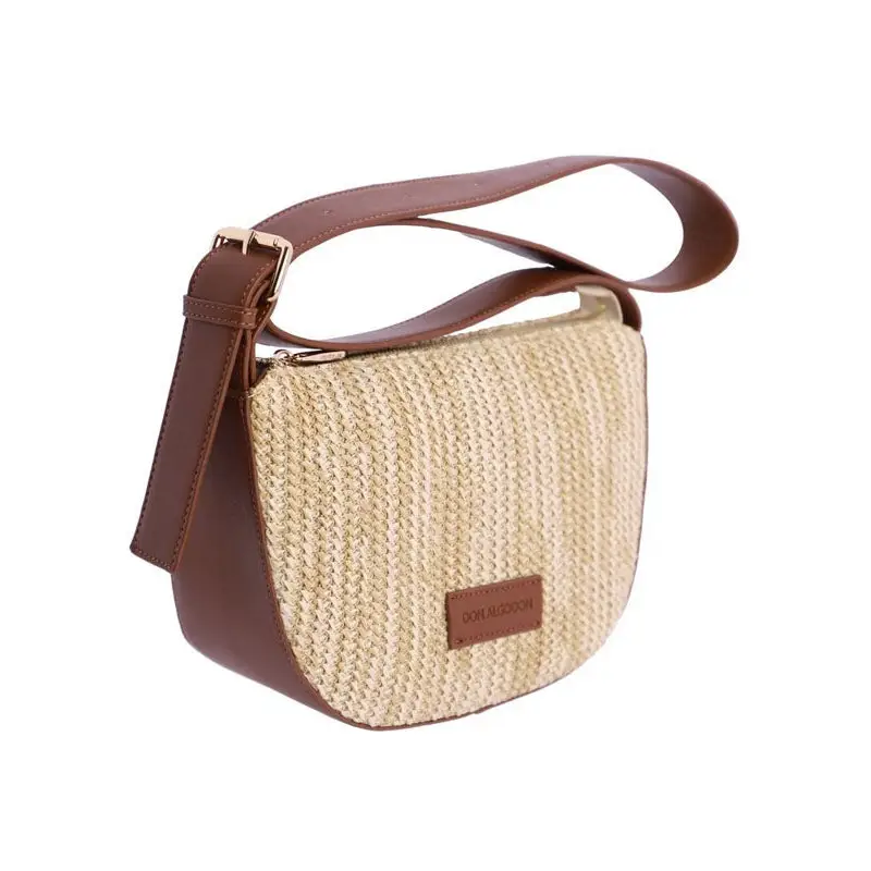 DON ALGODON BOLSO BANDOLERA RAFIA NATURAL - TALLA ÚNICA / SIN c