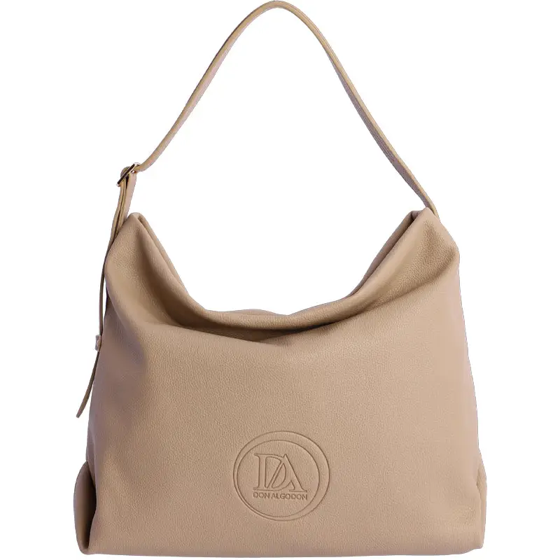 DON ALGODON BOLSO DE HOMBRO BEIGE - TALLA ÚNICA