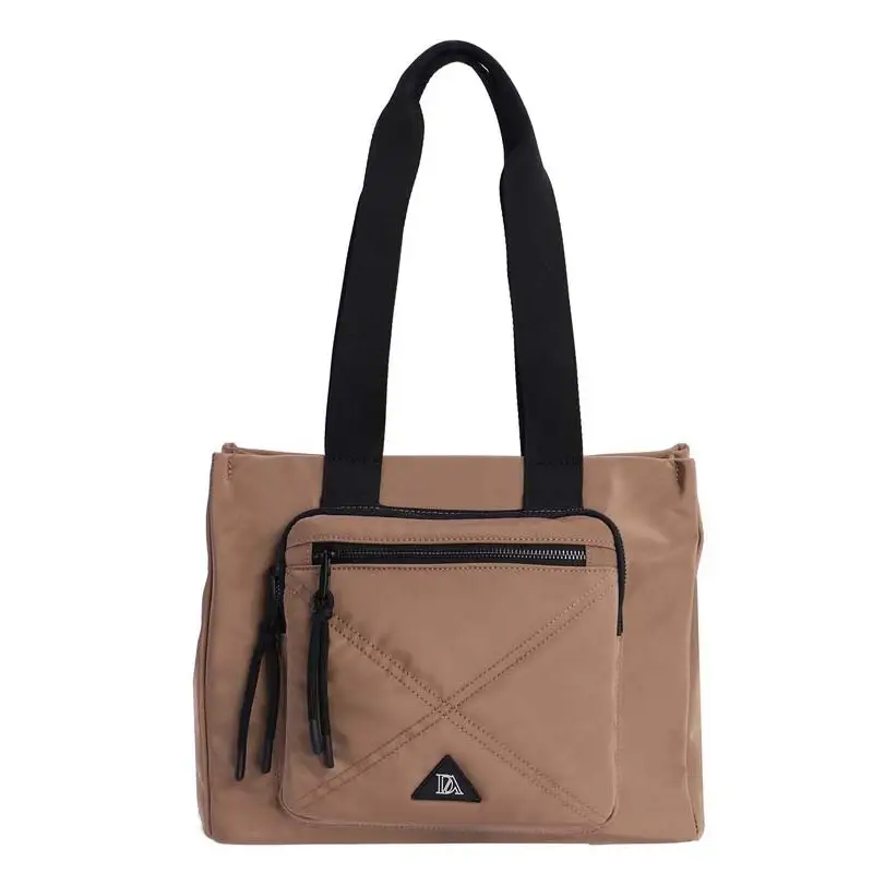 DON ALGODON BOLSO DE HOMBRO CAMEL - 1 - textil
