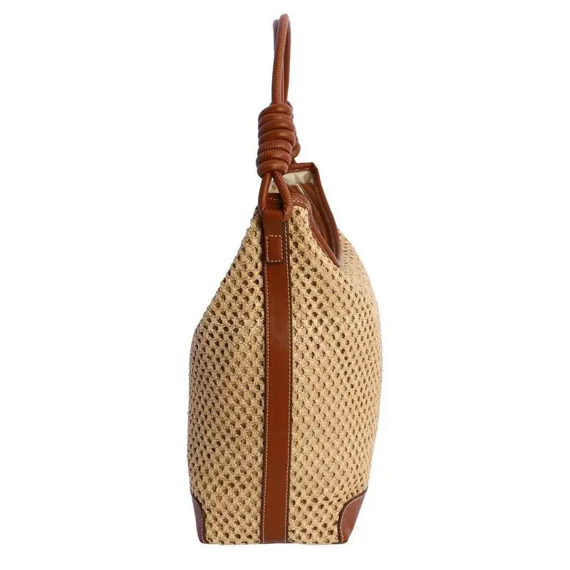 DON ALGODON BOLSO DE HOMBRO CAMEL - TALLA ÚNICA