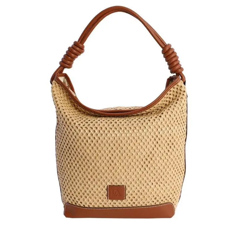 DON ALGODON BOLSO DE HOMBRO CAMEL - TALLA ÚNICA