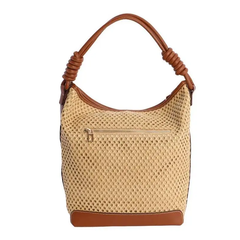 DON ALGODON BOLSO DE HOMBRO CAMEL - TALLA ÚNICA
