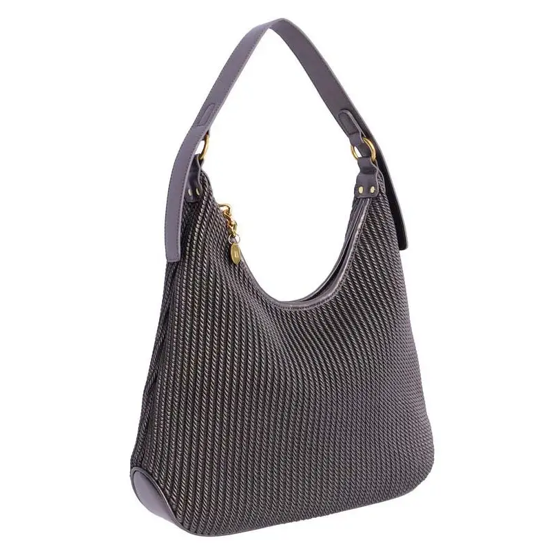 DON ALGODON BOLSO DE HOMBRO GRIS - 1 - textil