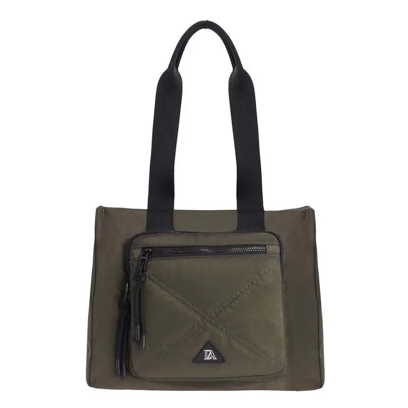 DON ALGODON BOLSO DE HOMBRO KAKI - 1 - textil