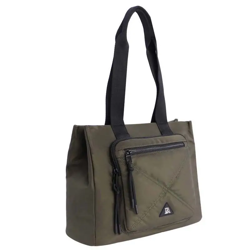 DON ALGODON BOLSO DE HOMBRO KAKI - 1 - textil