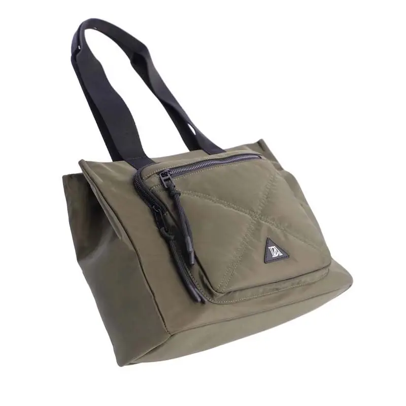 DON ALGODON BOLSO DE HOMBRO KAKI - 1 - textil