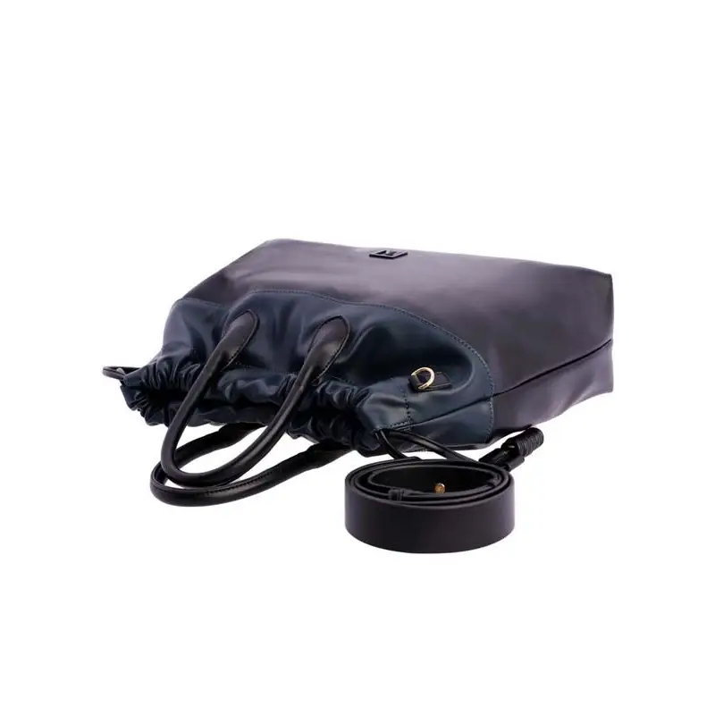 DON ALGODON BOLSO DE MANO C/B NEGRO - 1 - textil