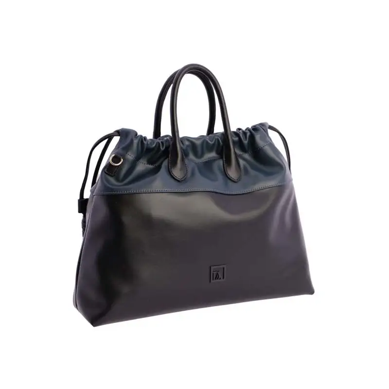 DON ALGODON BOLSO DE MANO C/B NEGRO - 1 - textil