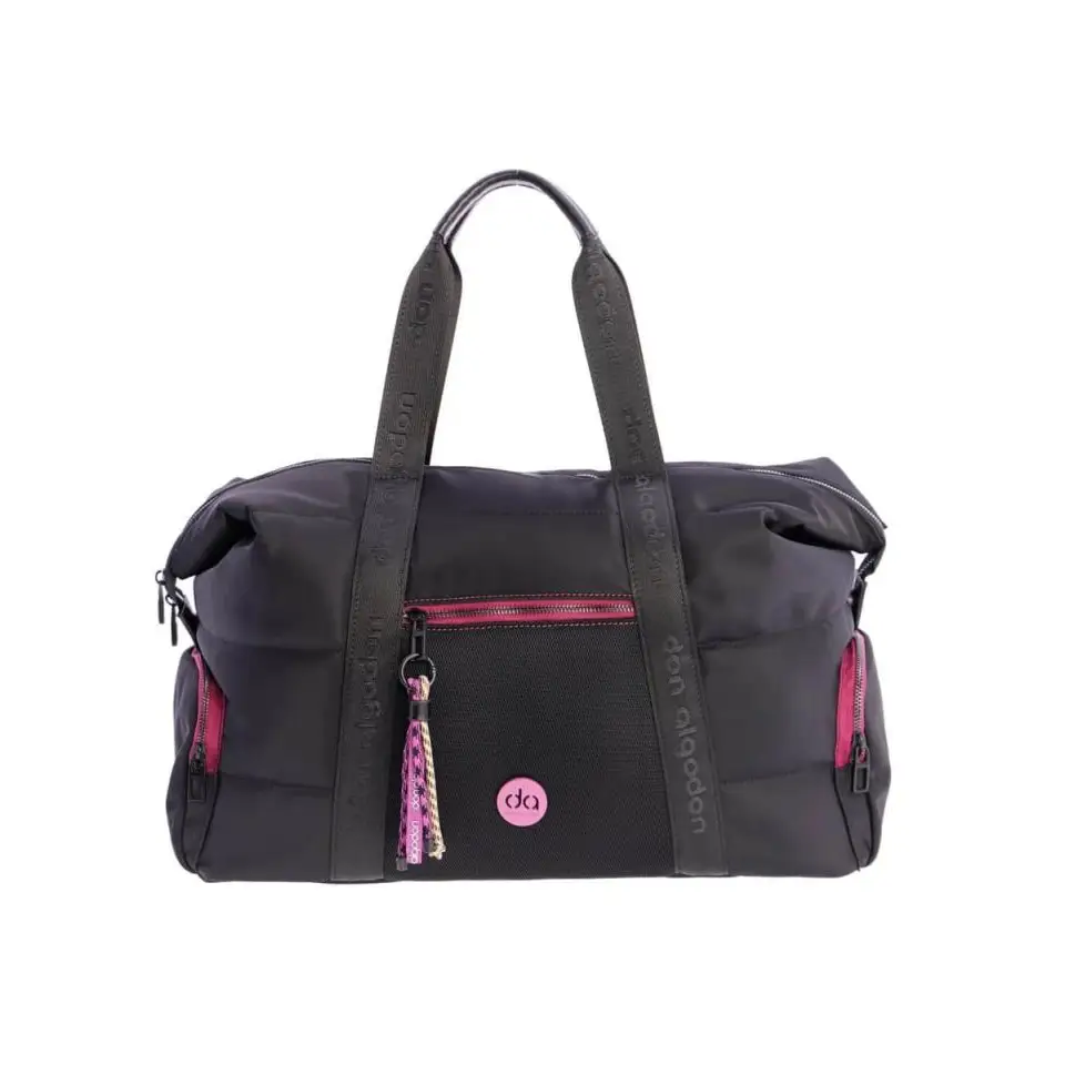 DON ALGODON BOLSO GYM DE HOMBRO CON LOGO EN CHAPÓN - TALLA ÚNICA