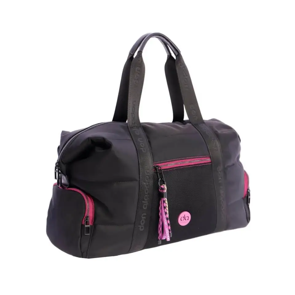 DON ALGODON BOLSO GYM DE HOMBRO CON LOGO EN CHAPÓN - TALLA ÚNICA