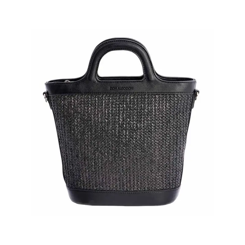 DON ALGODON BOLSO HOMBRO C/B NEGRO - TALLA ÚNICA / SIN c