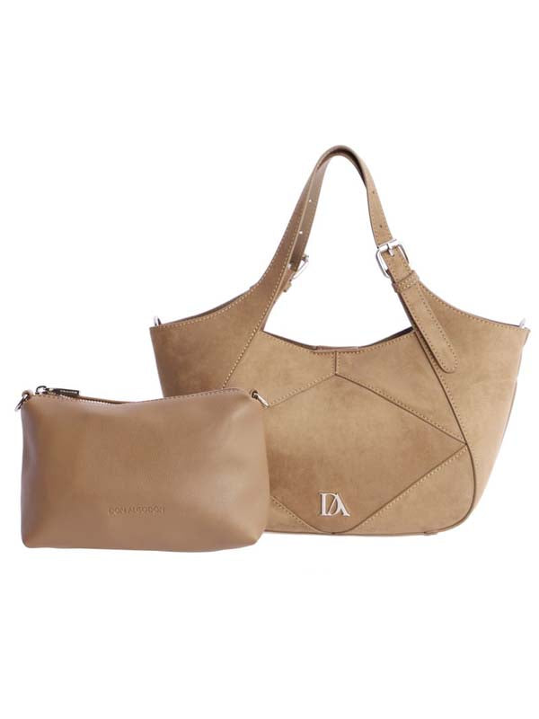 DON ALGODON BOLSO MANO MARRON
