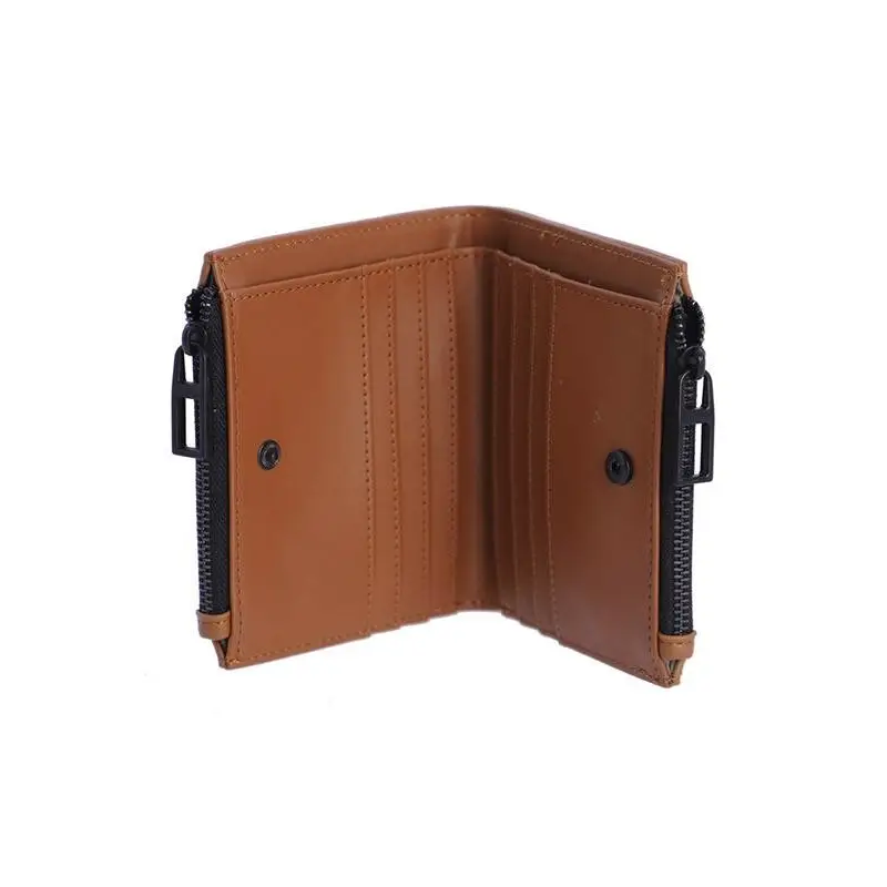 DON ALGODÓN MONEDERO CON CREMALLERA MARRÓN - TALLA ÚNICA