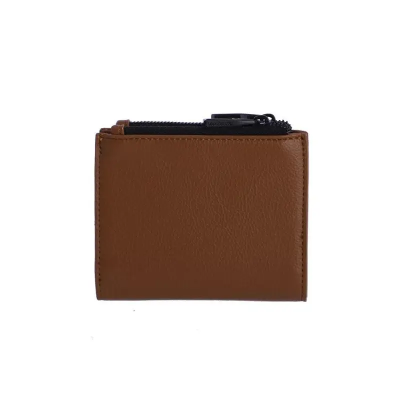 DON ALGODÓN MONEDERO CON CREMALLERA MARRÓN - TALLA ÚNICA